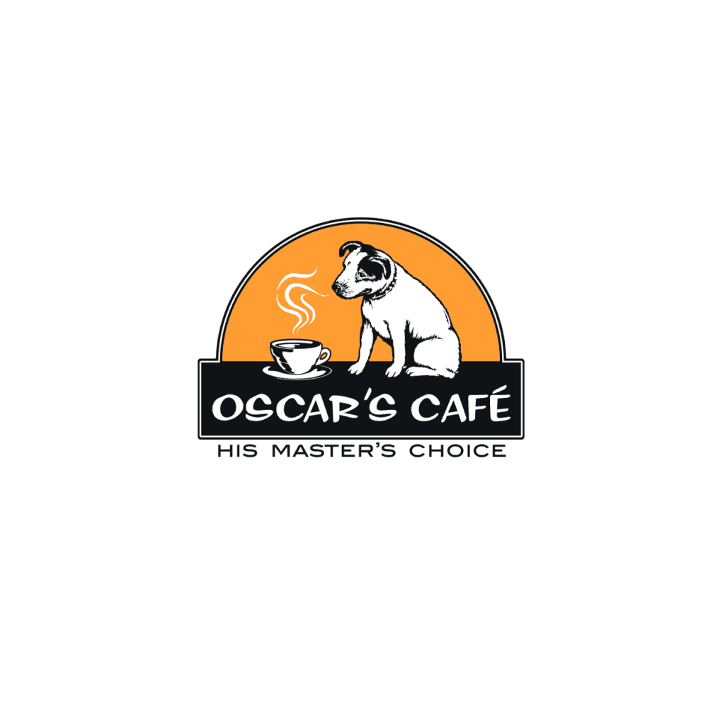 Oscar's Café graphic identity